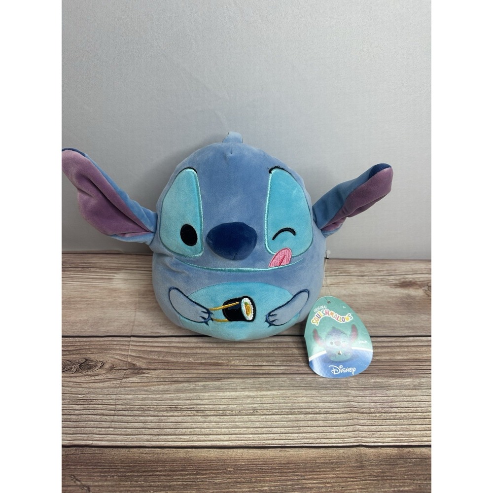 NWT‎ Squishmallows 6.5" Disney Stitch with Sushi